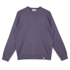 カーハート carhartt WIP ニット セーター 長袖 メンズ 無地 PLAYOFF SWEATER I024643、パープルのサムネイル