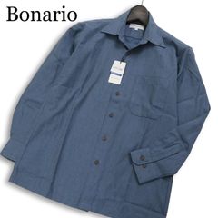 新品】BARBA ダンディライフ 半袖シャツ 38 15 エポレット ネイビー