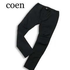 coen コーエン 通年★ ストレッチ 立体裁断 ツイル スキニー クライミング パンツ Sz.S メンズ 黒 ブラック アウトドアのサムネイル