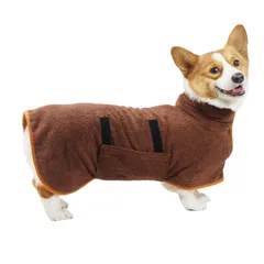 ペット用 バスローブ 犬用バスタオル 吸水速乾 マイクロファイバー 超吸水 ペット用タオル 犬 猫 体拭き お風呂タオル ふわふわ 暖かい 犬用 ペット 厚手 猫と犬の服 吸収性 散歩 キャンプ バイカー バックパッカー サーフ ハイキング 災害 避難所 防災のサムネイル