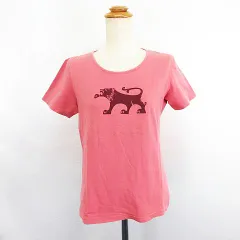 レキップヨシエイナバ L'EQUIPE YOSHIE INABA Tシャツ カットソー 半袖 丸首 ロゴ ストレッチ 11 ピンク系 ※EKMのサムネイル