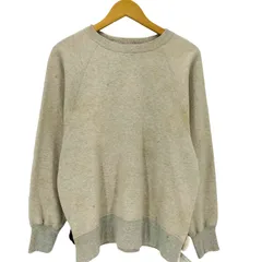 グラッドハンド GLADHAND AKOM - SWEAT 10.7Oz GUSSET ACTION SLEEVE 10.7オンス ゲスト アクション ダメージ加工 ラグランスリーブスウェット トレーナー メンズ  Mのサムネイル