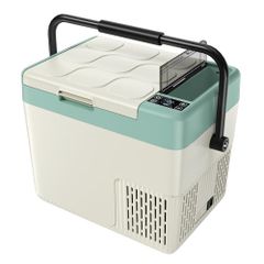 EUHOMY 車載冷蔵庫 12L ポータブル冷蔵庫 バッテリー内蔵可能 ハンha 