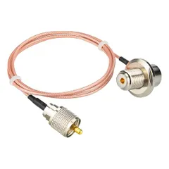 BOOBRIE 1M M型ケーブル MP-MJ RG316 M型延長ケーブル UHFオスーUHFメス 50Ω SO239 PL259 アマチュア無線/モービルアンテナ/UHFアンテナ/CBラジオなどのサムネイル
