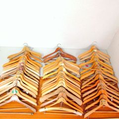 木製ハンガー 40本セット ナチュラル 木製ハンガー まとめ売り - メルカリ