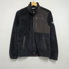S) ザノースフェイス ブラウン チャコール フリースのサムネイル