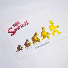 ♫ ちょうどいいB4ポスター ♫【 The Simpsons ( シンプソンズ )   】『 HOMERSAPIEN 』ホーマーシンプソン〚アメリカン雑貨 アメトイ〛のサムネイル