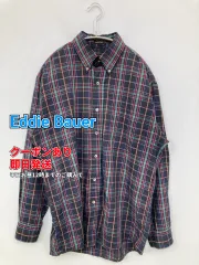 Eddie Bauer エディーバウアー シャツ/ブラウス ボタンダウン 長袖 チェック柄 ブランドロゴ ミドル丈 メンズのサムネイル