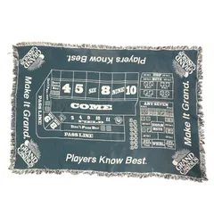 vintageラグ ブランケット マルチカバー タペストリー カジノ クラップス 賭け事 Rug Blanket Casinos Craps 3568のサムネイル