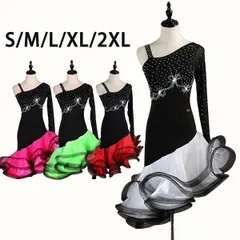 新品 社交ダンス ラテン 衣装 レッスンウェア チャチャチャ ドレス セクシー キャバ 練習服 競技着 練習着 ダンスパーティー 演出 舞台 発表会のサムネイル