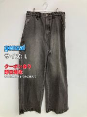 enof デニムパンツ M ブルー フルレングス 無地 スタンダード