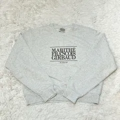 古着 MARITHE + FRANCOIS GIRBAUD マリテフランソワジルボー  トレーナー スウェットブランドロゴ グレー S 265-34のサムネイル