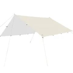 Soomloom レクタタープ 天幕 大型 ループ19箇所 紫外線対策 UVカット シルバーコーティング 防雨･防風･日除け キャンプ アウトドアのサムネイル