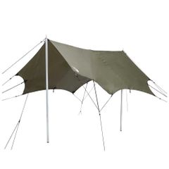 大型タープ 550×400cm 試し張りのみ 美品収納バッグ付 - メルカリ