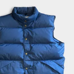 70s LLBean エルエルビーン ダウンベスト ネイビー ブルー M相当のサムネイル