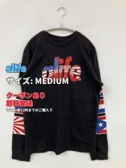 alife Tシャツ/カットソー MEDIUM ブラック 前面プリント ミドル丈 長袖 クルーネック(丸首) メンズのサムネイル