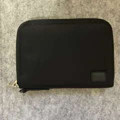 ポーター リフト 二つ折り財布 ラウンドジップ 822-16107 吉田カバン PORTER LIFT ウォレット　ミニ財布　ブラック　黒のサムネイル
