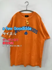 a few Goodkids アヒューグッドキッズ Tシャツ/カットソー L オレンジ 前面プリント バックプリント ブランドロゴ ミドル丈 半袖 クルーネック(丸首) メンズのサムネイル