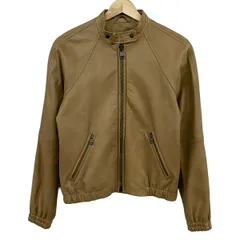 COACH(コーチ) ライダースジャケット サイズXS レディース美品  - ライトブラウン 長袖/レザー/ジップアップ/春/秋のサムネイル
