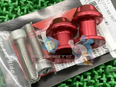 ACTIVE製CBR250RR ファッションフック 左右 赤 社外 新品 M8ｘ35㎜ φ25 即日発送 aNのサムネイル