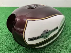エストレヤ タンク ワインM/白 カワサキ 純正 中古 BJ250A エストレア 修復素材に qHのサムネイル