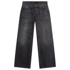 ヌーディージーンズ メンズ ボトムス デニムパンツ ワイドレッグ Nudie Jeans Co Loud Larry Wide Leg Jeans Black Storm ブラックのサムネイル