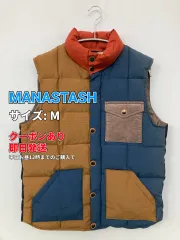 MANASTASH マナスタッシュ ダウンベスト M コットン ナイロン フードなし 無地 ブランドロゴ メンズのサムネイル