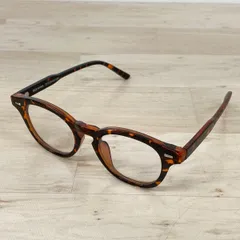 MUJI 無印良品 メガネ/眼鏡 DFD28A4S-085 べっ甲調/ブラウン系 48□19-148[OI03631]のサムネイル