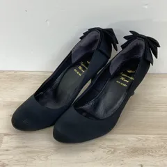 September Moon/RAY BEAMS パンプス 23cm ブラック/黒 リボン 61-31-0006-113 セプテンバームーン/レイビームス[OI03684]のサムネイル
