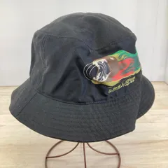 美品 PUMA/プーマ バケットハット/帽子 LES LIONS INDOMPTABLESプリント ブラック/黒[ON00690]のサムネイル