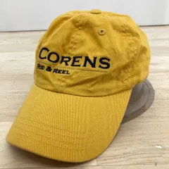 美品 Imperial インペリアル コットンキャップ/帽子 イエロー CORENS ROD & REEL 刺繍 綿100% 黄色[ON00696]のサムネイル