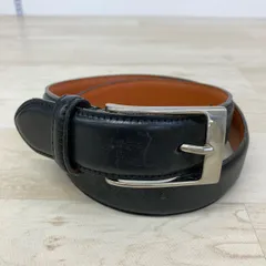 ISETAN MEN'S/伊勢丹メンズ ベルト ブラック×ブラウン シルバーバックル 日本製/MADE IN JAPAN[OR02886]のサムネイル
