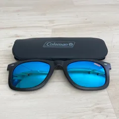 Coleman/コールマン クリップオン サングラス ブルーミラーレンズ ブラックフレーム 跳ね上げ式 ケース付[OZ02378]のサムネイル
