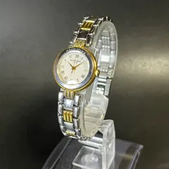 【稼働品】 marie claire マリクレール 腕時計 ブレスウォッチ D852G8-01 シルバー ゴールド レディース 電池交換済み 動作確認済みのサムネイル