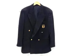 ■美品■ LANVIN ランバン カシミヤ100％ コート アウター 上着 表記サイズ 48-35 洋服 ネイビー系 DN9637のサムネイル