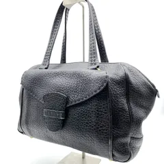プラダ PRADA トートバッグ ボストンバッグ レザー ブラック 肩掛け ハンドバッグ ヴィンテージ シボ革 本革 通勤 通学 メンズ レディース ユニセックス 旅行 ビジネス カジュアル 高級 ブランド 人気 定番 イタリア製 オールレザーのサムネイル