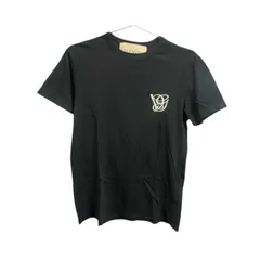 VALENTINO ヴァレンティノ バレンティノ VGパッチ コットン Tシャツ モノグラムロゴ 半袖クルーネック XSサイズ 7V3MG10VB2W 0N0 ブラック  黒 白 コットン 100% メンズ レディース 男女兼用 夏 サマー トップスのサムネイル