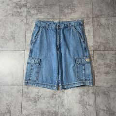 90s Lee ペインター デニムショーツ バギー USA古着 メキシコ製 膝下