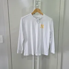 MLB NEW YORK YANKEES ロゴ 長袖 Tシャツ 白のサムネイル