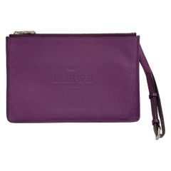 【美品】LOEWE ベルトバッグ　ベルトポーチ　レザー　PVC 濃茶系　ロゴ金具 美品】LOEWE ベルトバッグ ベルトポーチ レザー PVC 濃茶系 ロゴ金具
