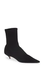 ザ ロウ レディース シューズ ブーツ・レインブーツ The Row Liisa Pointed Toe Bootie Black ブラックのサムネイル