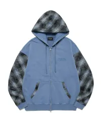 WKNDRS(ウィークエンダーズ) CHECKERED ZIPUP HOODIE フード ジップアップ XLのサムネイル