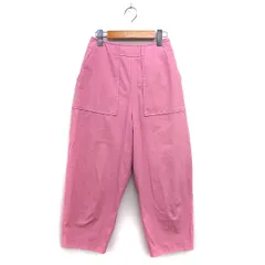 アーバンリサーチ URBAN RESEARCH ITEMS ベイカーパンツ ワイド コットン 綿 サイドジップ 無地 F ピンク /NT35のサムネイル