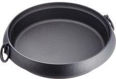 新品】南部鉄器 すき焼き鍋 耐熱ガラス蓋付 南部盛栄堂 うるおい鍋