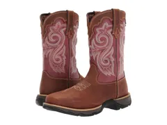 ドゥランゴ レディース シューズ ブーツ・レインブーツ Durango Lady Rebel 10 WP Composite Square Toe Briar BrownRus ブラウンのサムネイル