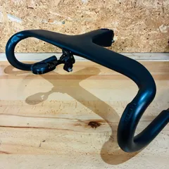 【中古品】 BONTRAGER AEOLUS RSL ステム 一体型 カーボン エアロ ハンドル c-c420mm 100mm -7° ボントレガー RECマウント付 エモンダ マドンのサムネイル
