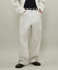ORDER ARCHIVE Lux wide 04 Utopia white デニム ズボン Lのサムネイル