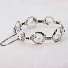 レダシルマ シルバー×K10 ダイヤ コンビ ブレスレット/25-3648 - メルカリ