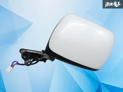 【完全動作品！】ワゴンR MH21S スズキ純正 ミラー サイドミラー ドアミラー 左 左側 助手席側 7ピン パールホワイト系 激安魔王のサムネイル