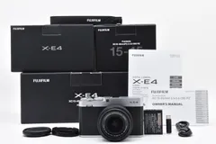 シャッター回数10204回!■極上品■ FUJIFILM X-E4 XC15-45mm レンズキット シルバーのサムネイル